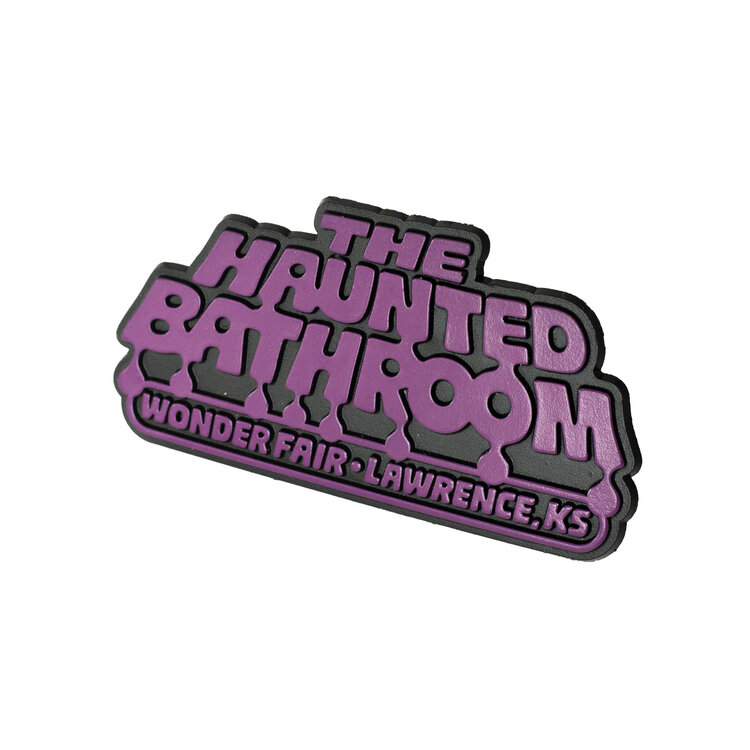 Wonder Fair Haunted Bathroom vintage 3D molded magnet