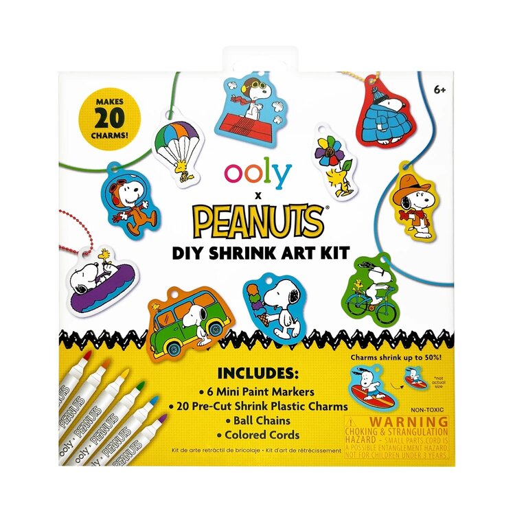 OOLY Peanuts DIY Shrink Art Kit