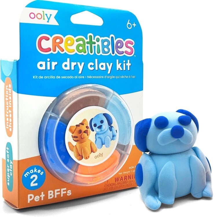 OOLY Creatibles D.I.Y. Air-Dry Clay Kit: Pet Bffs *NO REORDER*