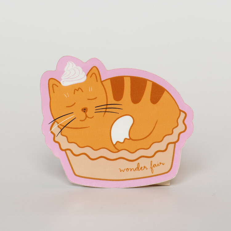 Wonder Fair Pie Dave vinyl sticker