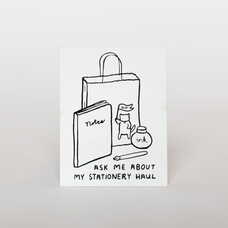 Wonder Fair Wonder Fair Ask Me about my Stationery Haul sticker