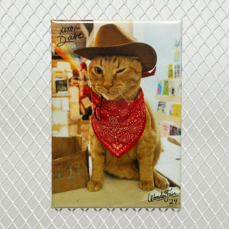 Wonder Fair Dave Magnet 2024  (Cowboy Dave)