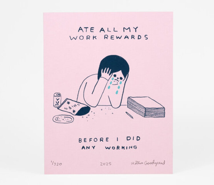Hiller Goodspeed "Rewards" 8x10 Print