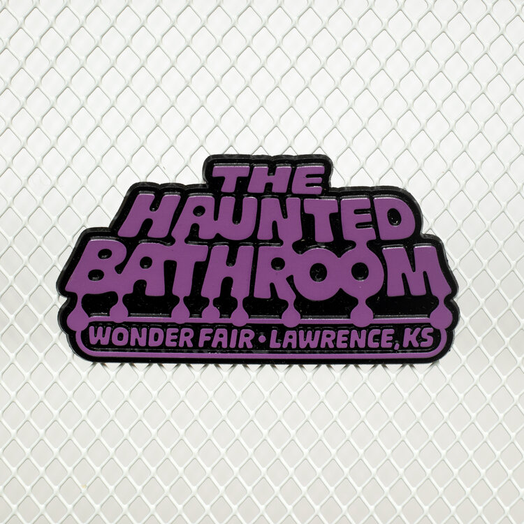 Wonder Fair Haunted Bathroom vintage 3D molded magnet