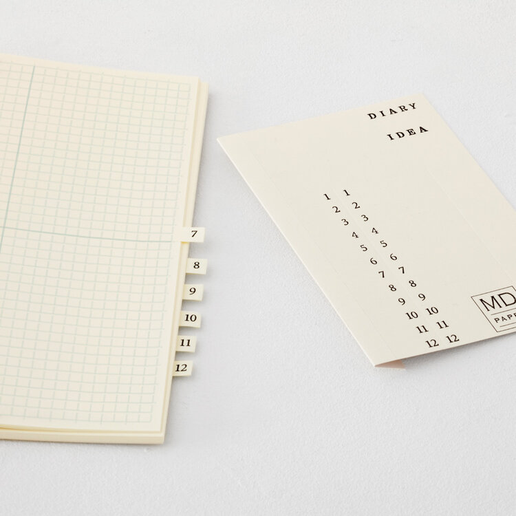 Midori MD Notebook A5 Grid Block English Caption