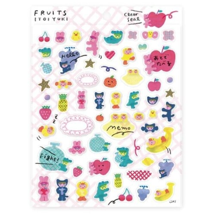 Neowing Corporation LifeStyle division FRUITS Sticker Sheet by Yuki Ito