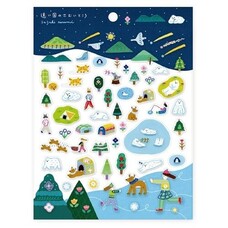 Neowing Corporation LifeStyle division Cold Places in Faraway Countries Sticker Sheet by Narumi Suzuki