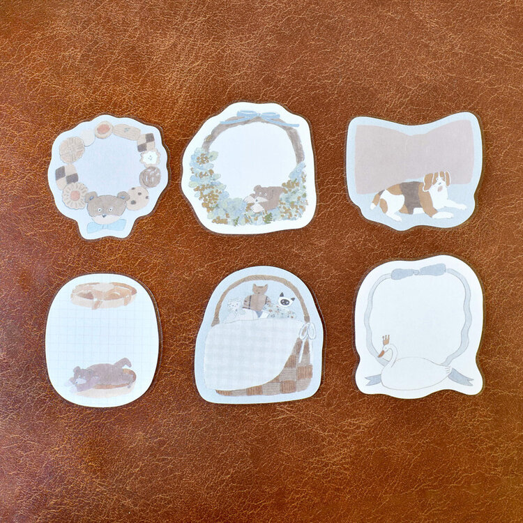 Papier Platz Cookies and Animals Planner Sticker Flake Seal Papier Platz