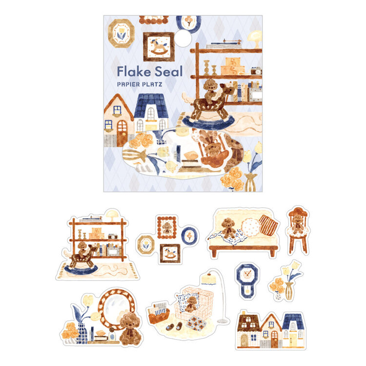 Papier Platz Dog and Interior Papier Platz Flake Seal