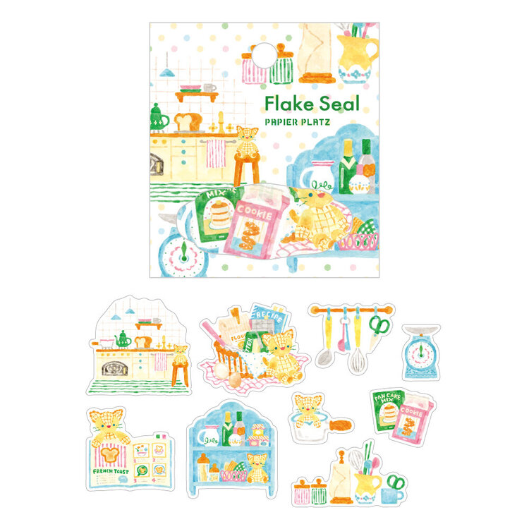 Papier Platz Cat and Kitchen Papier Platz Flake Seal
