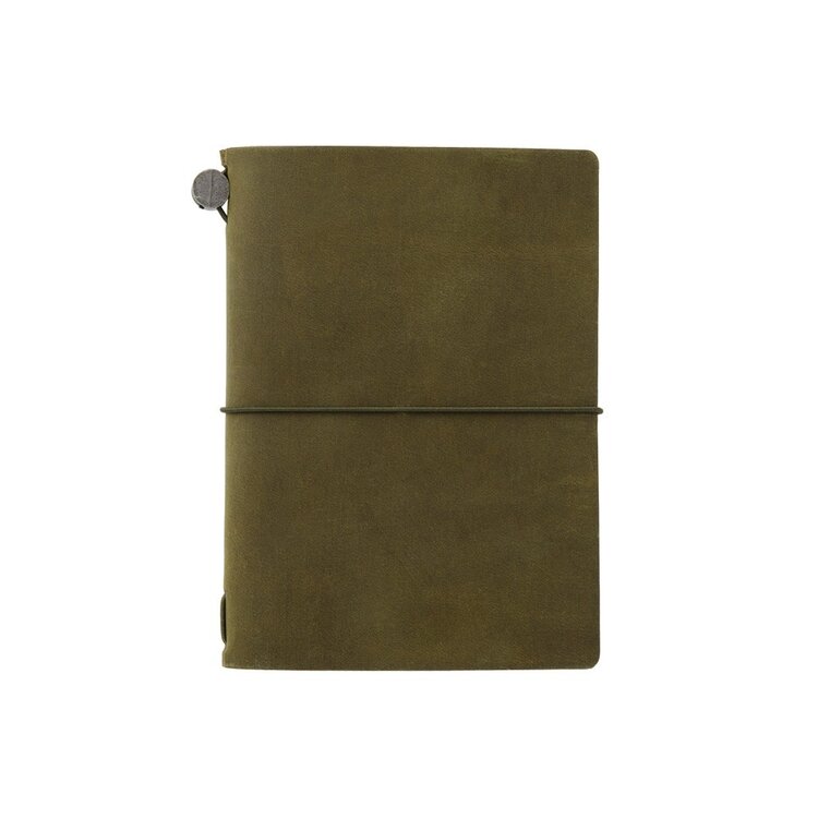 Midori Passport Size Olive Traveler's Notebook