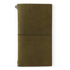 Midori Regular Size Olive Traveler's Notebook