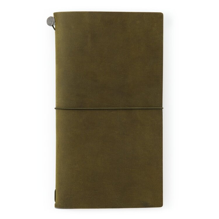 Midori Regular Size Olive Traveler's Notebook