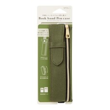 Midori Book Band Pen Case B6 - A5 Khaki
