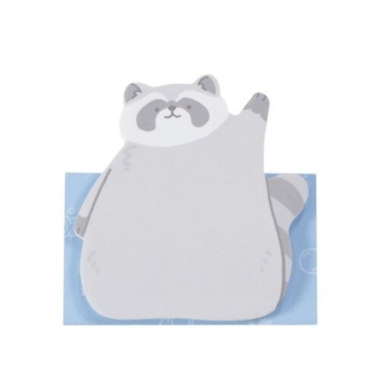 Kutsuwa Waving Animal Sticky Note