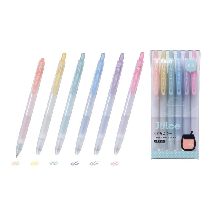 Pilot Pilot Juice .5mm Dull Colors 5 Color Set