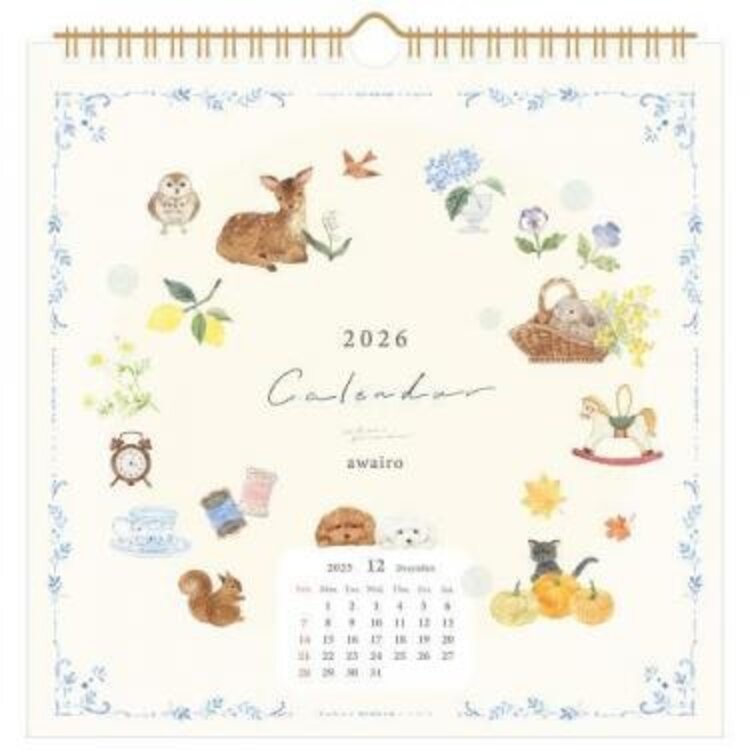 NB. Co. Wall Calendar 2026 Awa-iro