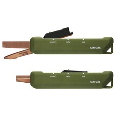KOKUYO 2 Way Mobile Scissors - Hakoake - Titan Coating - Khaki