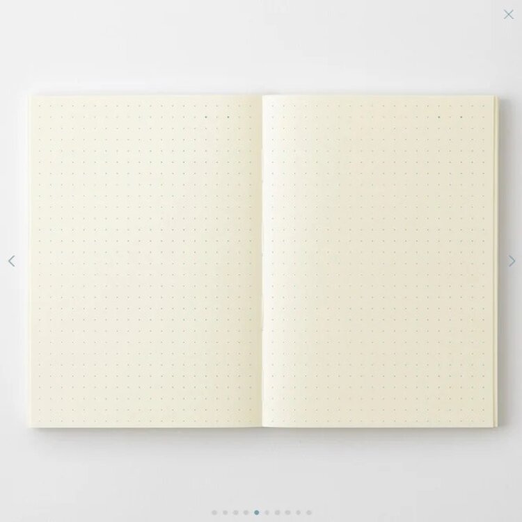 Midori MD Notebook A6 Dot Grid English Caption