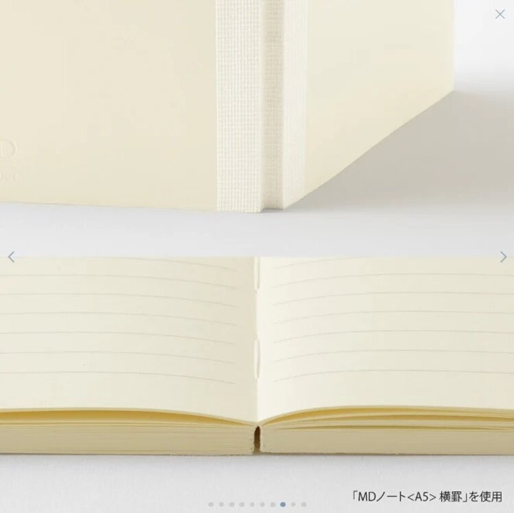 Midori MD Notebook B6 Slim Ruled Lines English Caption
