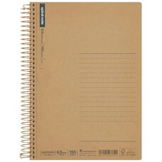 Maruman Spiral Notebook Basic- Ruled 6.5mm - 150 Sheets