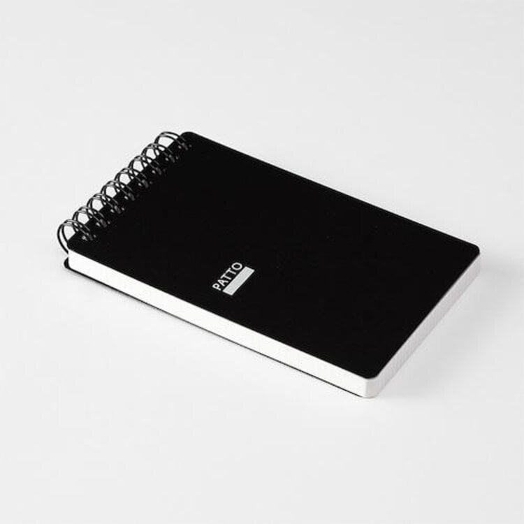 Midori PATTO: Quick Open Memo Book - Black