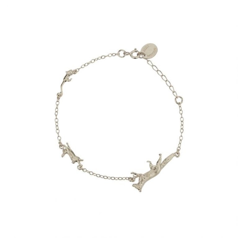 Alex Monroe Alex Monroe Fox Rabbit & Mouse Bracelet