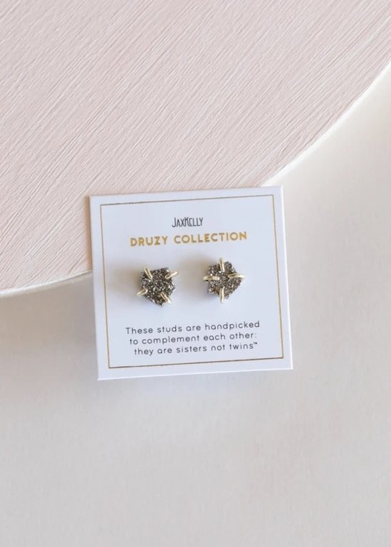 Jax Kelly Druzy Prong Studs