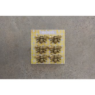 Creative Co-op Pewter Bee Magnets Creative Co-op Pewter Bee Magnets