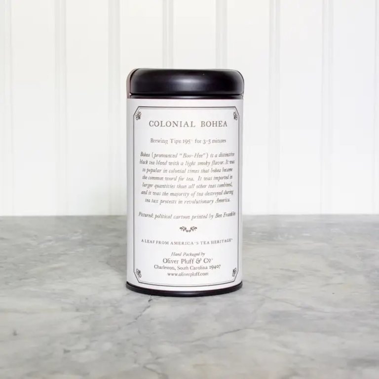 Oliver Pluff & Co Colonial Bohea Tin