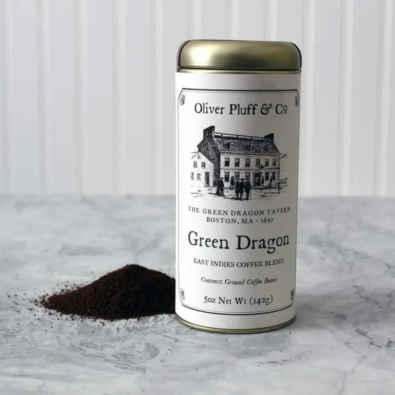 Oliver Pluff & Co Green Dragon Coffee Blend Tin