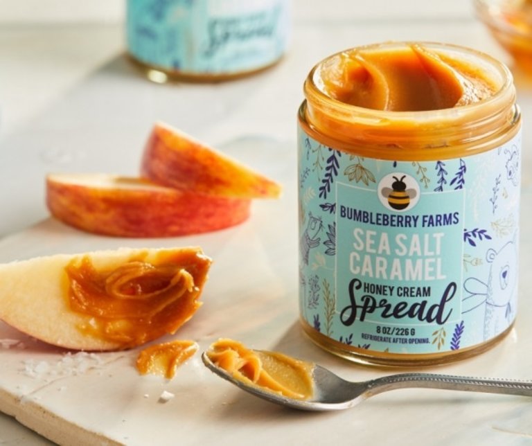 Bumbleberry Farms Sea Salt Honey Cream Spread