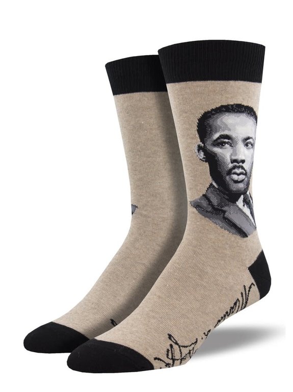 Socksmith Men's MLK Jr Portrait Socks