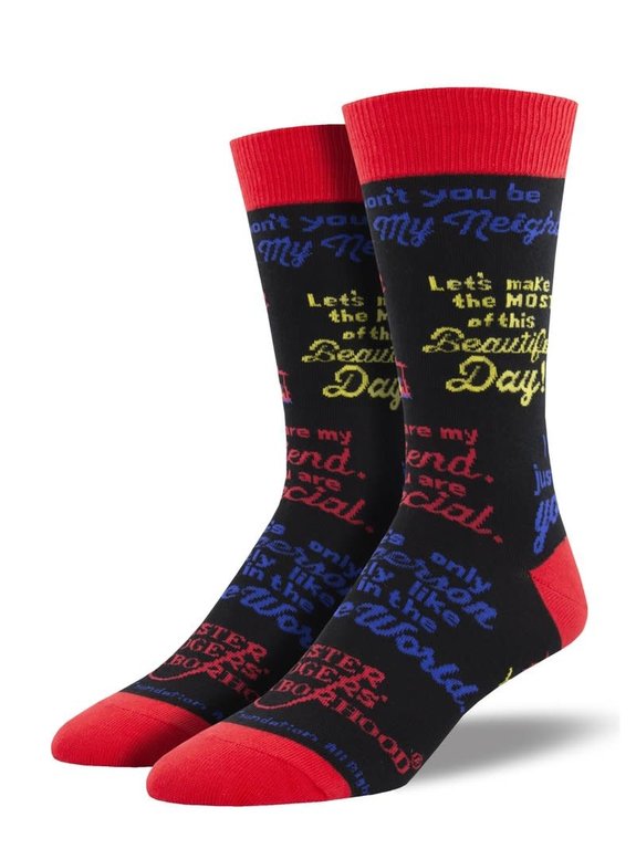 Socksmith Men's Mr. Rogers Quote Socks