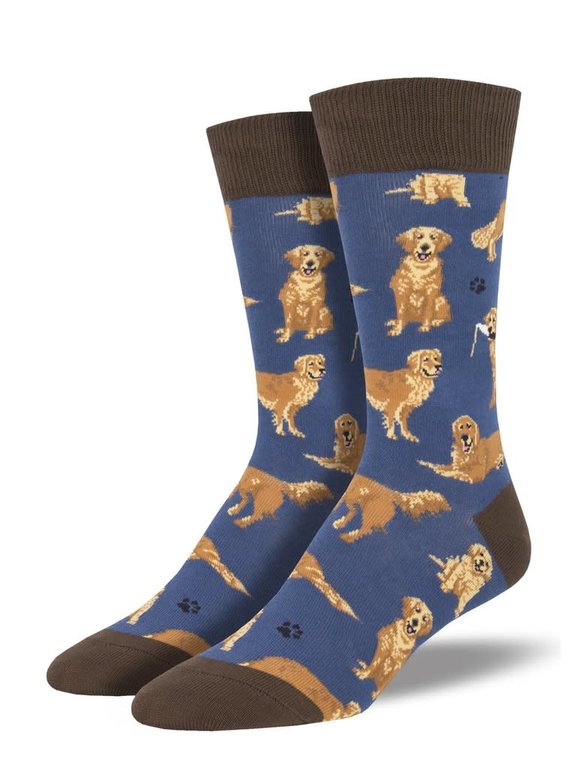 Socksmith Men's Golden Retriever Socks