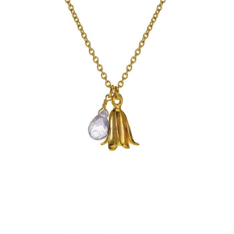 Alex Monroe Gold-Plated Rays of Hope Pendant Necklace | Liberty