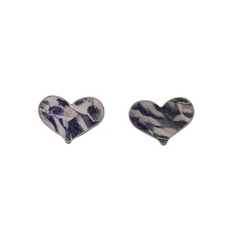Kenda Kist Silver Tiny Heart Studs