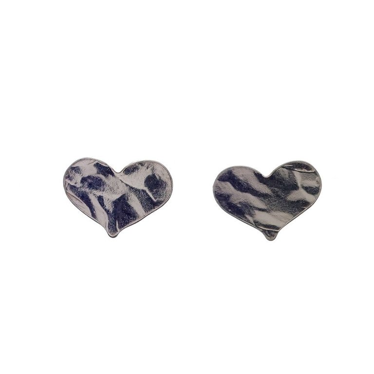 Kenda Kist Silver Tiny Heart Studs