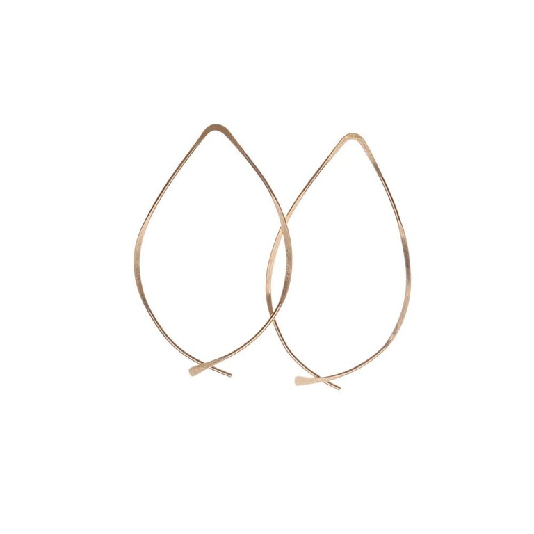 Kenda Kist Gold Wire Hoop Earrings