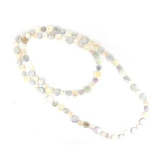 Sea Lily Mother of Pearl Long Necklace