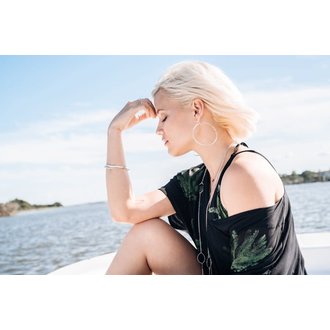 Kenda Kist Silver Betsy Hoop Earrings