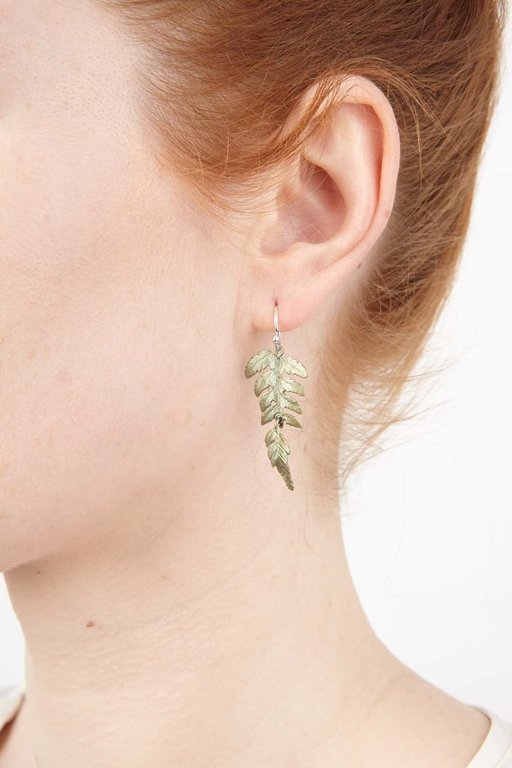 Michael Michaud Fern Wire Earrings