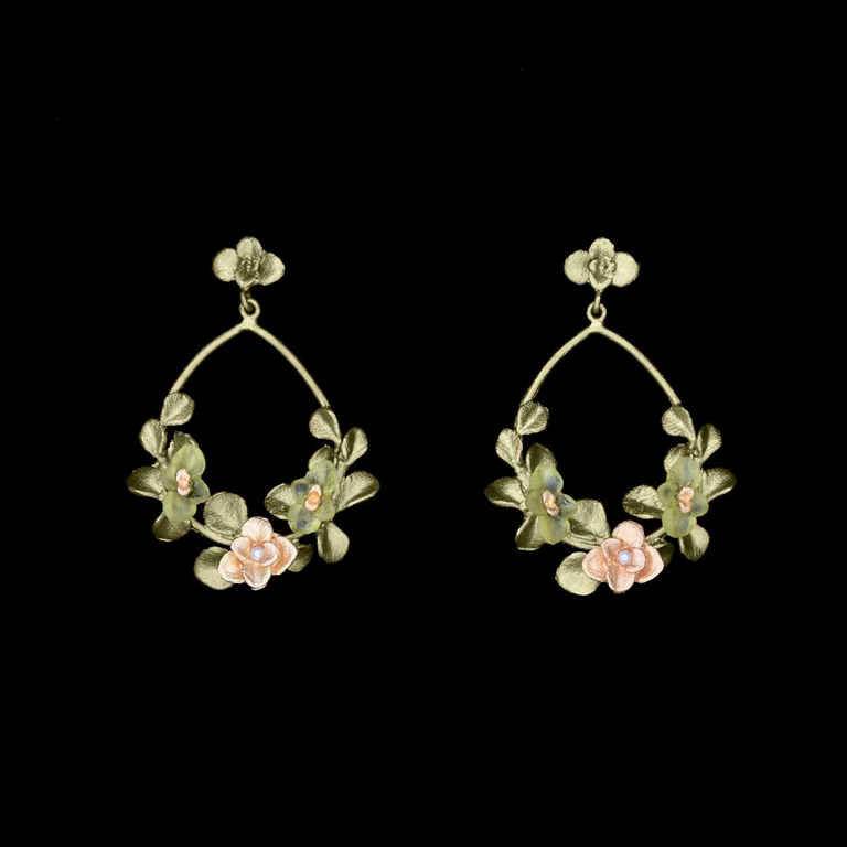 Michael Michaud Desert Flower Hoop Earring