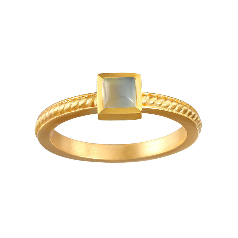Satya Satya RG061-05 Milky Aquamarine Ring Size 7