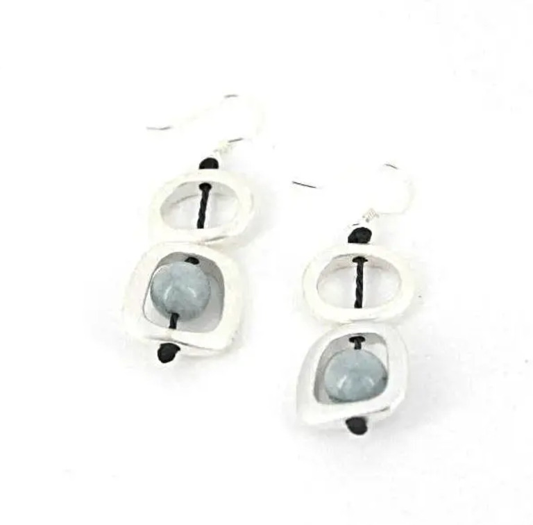 Sea Lily Sea Lily Slv Geo Earring