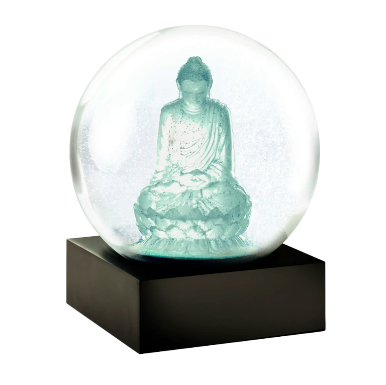 Cool Snow Globes CoolSnowGlobes CS237-BUDC Crystal Buddha