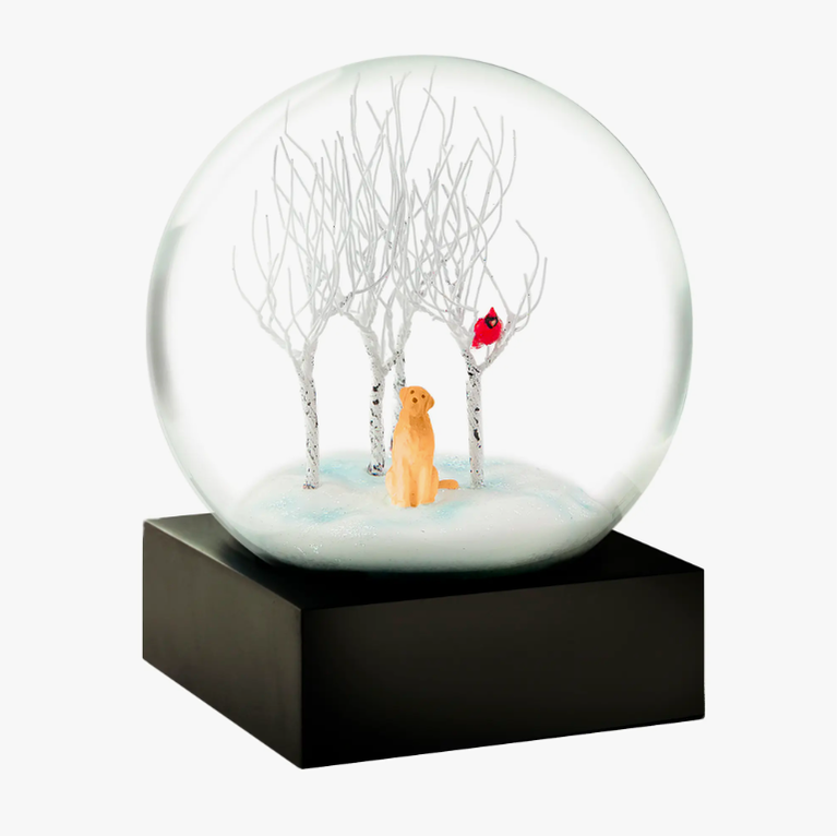 Cool Snow Globes CoolSnowGlobes CS188-LABC Lab in the Woods Snow Globe