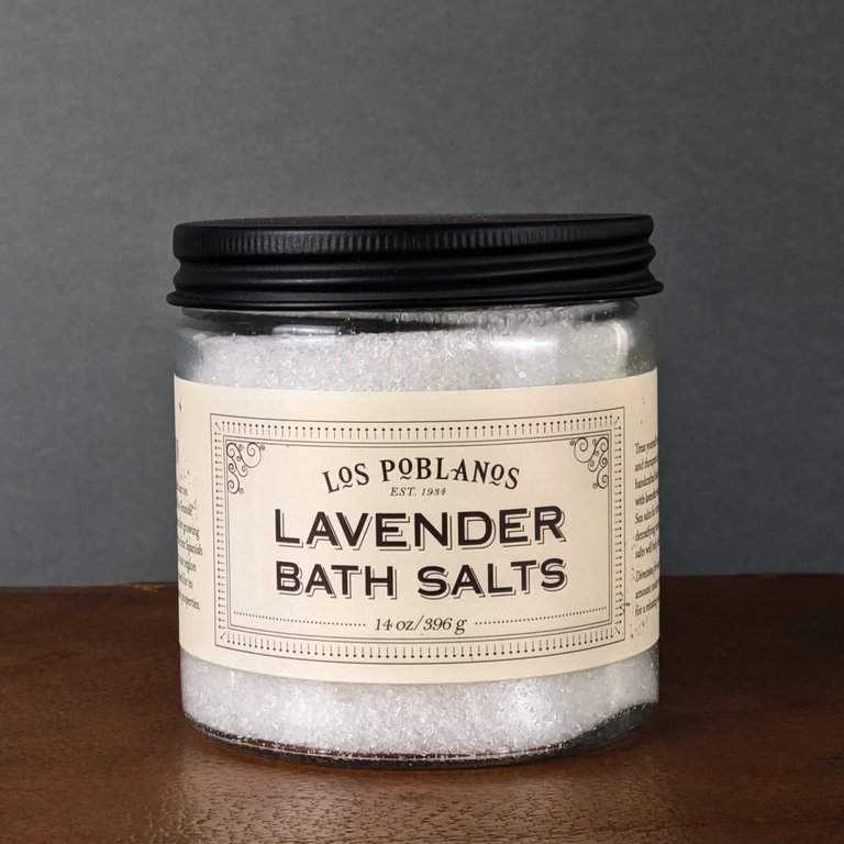 Los Poblanos Los Poblanos Bath Salts Lavender 5oz