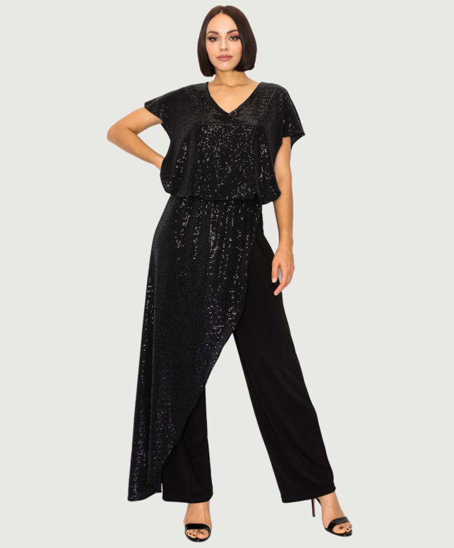 Last Tango Last Tango MS1059 Jumpsuit Chiffon Over