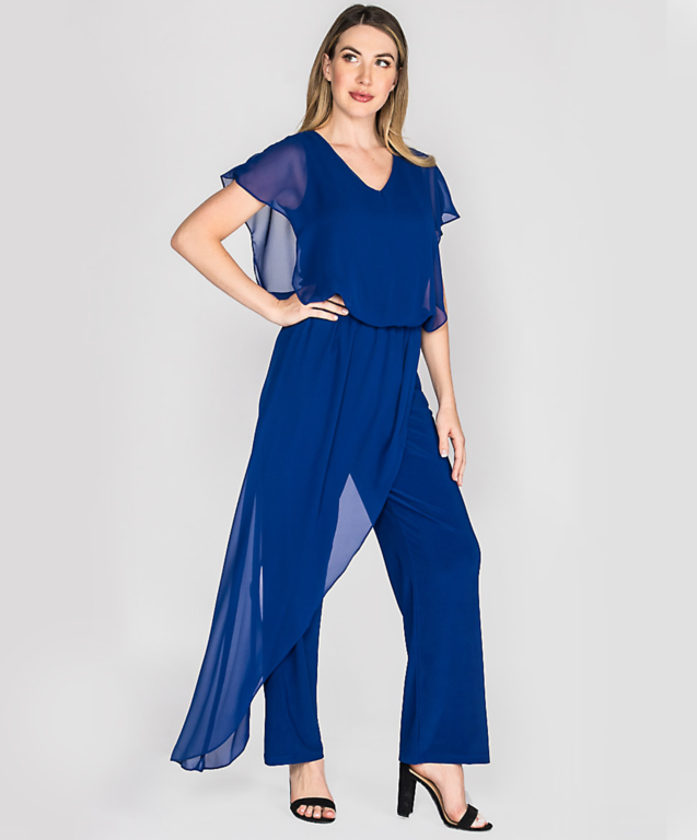 Last Tango Last Tango MS1059 Jumpsuit Chiffon Over